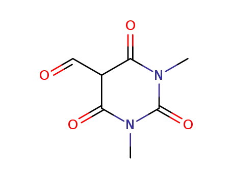 Molecular Structure of 42604-63-7 (1,3-DIMETHYL-2,4,6-TRIOXO-HEXAHYDRO-PYRIMIDINE-5-CARBALDEHYDE)