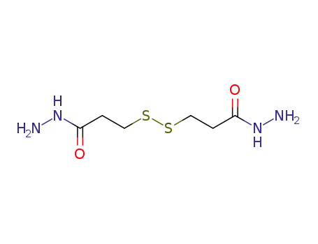 Molecular Structure of 50906-77-9 (3,3'-dithiobis(propionohydrazide))