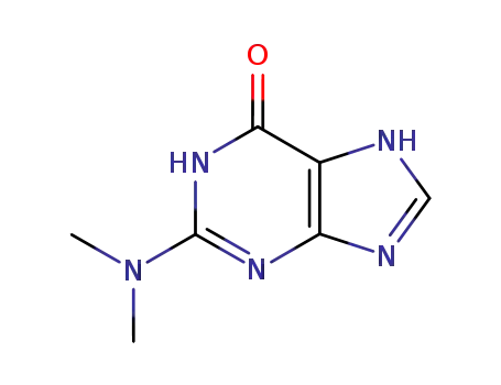 6H-Purin-6-one,2-(dimethylamino)-1,9-dihydro- cas  1445-15-4