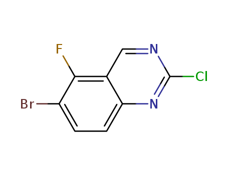 6-BroMo-2-chloro-5-fluoro-quinazoline