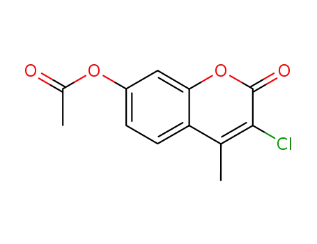 3-chloro-4-methyl-2-oxo-2H-chromen-7-yl acetate