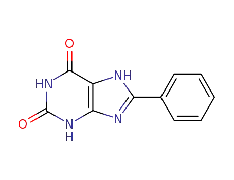 Molecular Structure of 2879-14-3 (8-Phenyl-1H-purine-2,6(3H,7H)-dione)