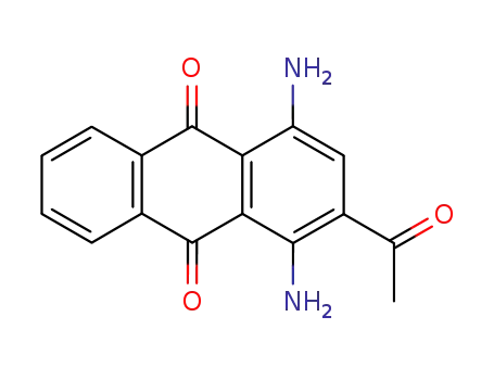 Molecular Structure of 19500-94-8 (2-acetyl-1,4-diaminoanthraquinone)