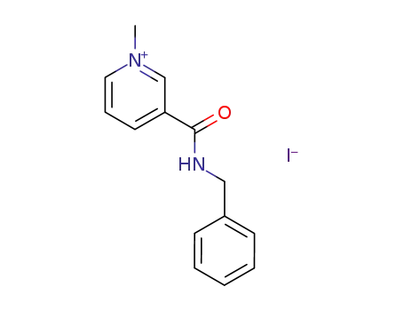 Pyridinium, 1-methyl-3-[[(phenylmethyl)amino]carbonyl]-, iodide