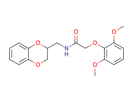 N-[(2,3-Dihydro-1,4-benzodioxin-2-yl)methyl]-2-(2,6-dimethoxyphenoxy)acetamide