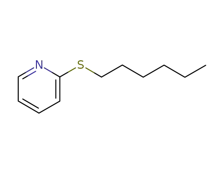 Molecular Structure of 77326-92-2 (Pyridine, 2-(hexylthio)- (9CI))