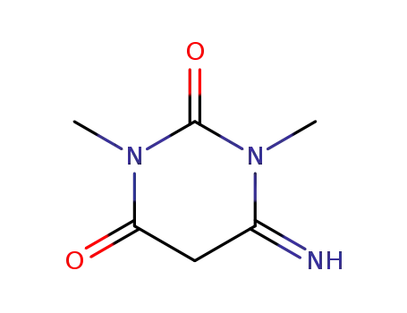 Molecular Structure of 17743-04-3 (dihydro-6-imino-1,3-dimethyluracil)