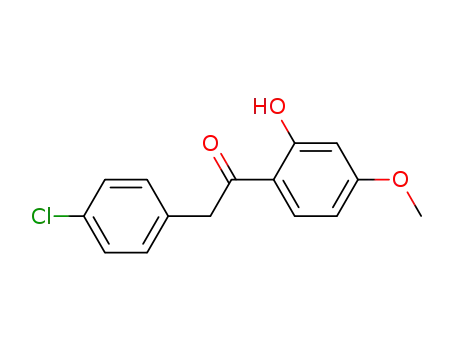 2-(4-Chlorophenyl)-1-(2-hydroxy-4-methoxyphenyl)ethanone