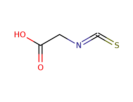 Molecular Structure of 4385-41-5 (Acetic acid, isothiocyanato-)