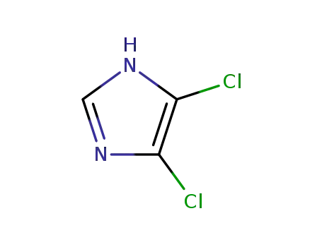 Molecular Structure of 15965-30-7 (4,5-Dichloroimidazole)