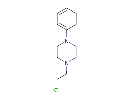 Molecular Structure of 43219-09-6 (1-(2-CHLOROETHYL)-4-PHENYLPIPERAZINE)