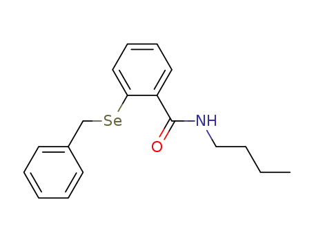 Benzamide, N-butyl-2-[(phenylmethyl)seleno]-