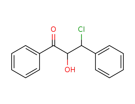 1-Propanone, 3-chloro-2-hydroxy-1,3-diphenyl-