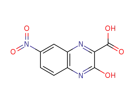 Molecular Structure of 25652-35-1 (7-nitro-3-oxo-3,4-dihydroquinoxaline-2-carboxylic acid)