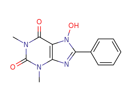 1H-Purine-2,6-dione, 3,7-dihydro-7-hydroxy-1,3-dimethyl-8-phenyl-
