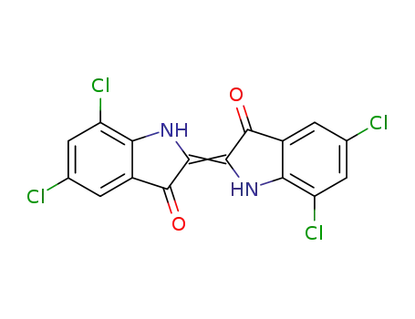 3H-Indol-3-one,5,7-dichloro-2-(5,7-dichloro-1,3-dihydro-3-oxo-2H-indol-2-ylidene)-1,2-dihydro-
