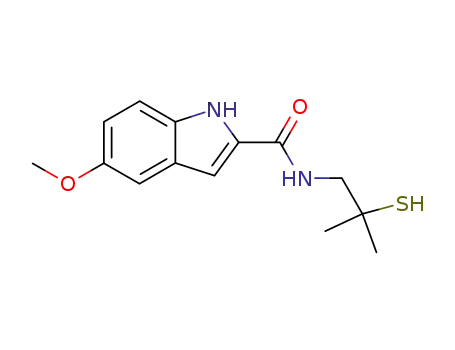 1H-Indole-2-carboxamide, N-(2-mercapto-2-methylpropyl)-5-methoxy-