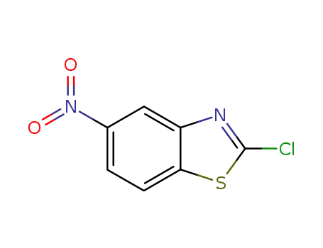 Molecular Structure of 3622-38-6 (Benzothiazole, 2-chloro-5-nitro- (7CI,8CI,9CI))
