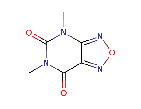 Molecular Structure of 33070-47-2 (4,6-dimethyl[1,2,5]oxadiazolo[3,4-d]pyrimidine-5,7(4H,6H)-dione)