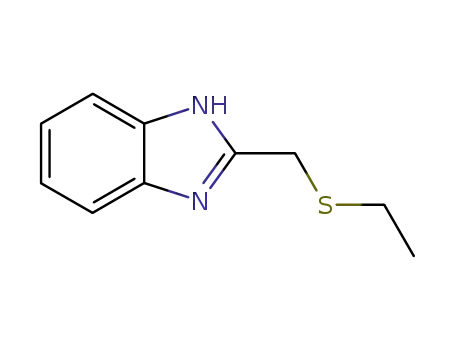 Molecular Structure of 99069-37-1 (1H-Benzimidazole,2-[(ethylthio)methyl]-(9CI))