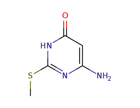 4-Amino-2-(methylthio)-6-pyrimidinol cas  1074-41-5