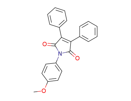 1H-Pyrrole-2,5-dione, 1-(4-methoxyphenyl)-3,4-diphenyl-