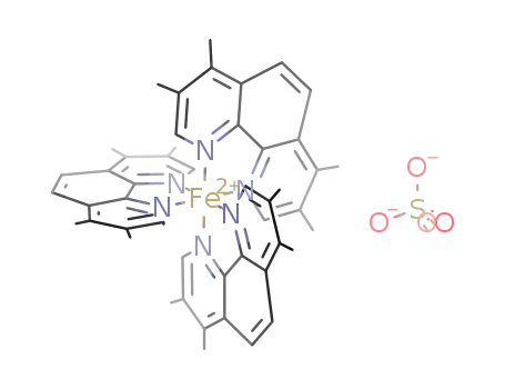 Molecular Structure of 14639-04-4 (3,4,7,8-TETRAMETHYL-1,10-PHENANTHROLINE FERROUS SULFATE)