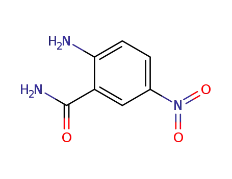Molecular Structure of 16313-65-8 (5-NitroanthranilaMide)