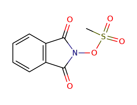 Molecular Structure of 57212-70-1 (2-methylsulfonyloxyisoindole-1,3-dione)