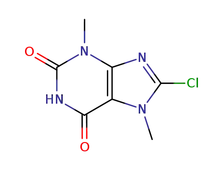 1H-Purine-2,6-dione, 8-chloro-3,7-dihydro-3,7-dimethyl-