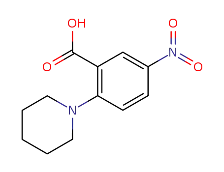 5-Nitro-2-piperidin-1-yl-benzoic acid