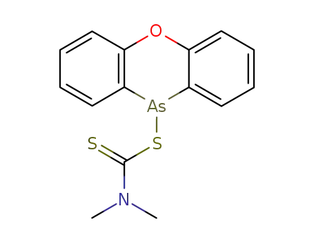 Molecular Structure of 2703-34-6 (10-[(Dimethylthiocarbamoyl)thio]-10H-phenoxarsine)