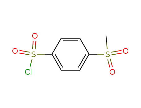 Molecular Structure of 82964-91-8 (4-METHYLSULFONYLBENZENESULFONYL CHLORIDE)