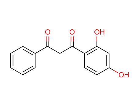 Molecular Structure of 38256-07-4 (1,3-Propanedione, 1-(2,4-dihydroxyphenyl)-3-phenyl-)
