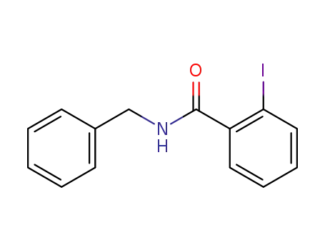 Molecular Structure of 73178-23-1 (Benzamide, 2-iodo-N-(phenylmethyl)-)