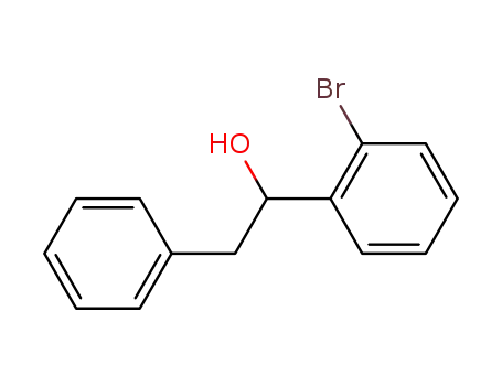 Molecular Structure of 78602-27-4 (Benzeneethanol, a-(2-bromophenyl)-)