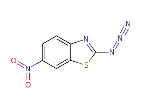 Molecular Structure of 41471-09-4 (Benzothiazole, 2-azido-6-nitro-)