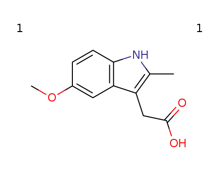 Molecular Structure of 2882-15-7 (5-METHOXY-2-METHYL-3-INDOLEACETIC ACID)