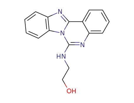 Ethanol, 2-(benzimidazo[1,2-c]quinazolin-6-ylamino)-