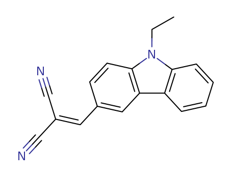 2-[(9-ethylcarbazol-3-yl)methylidene]propanedinitrile cas  54117-40-7