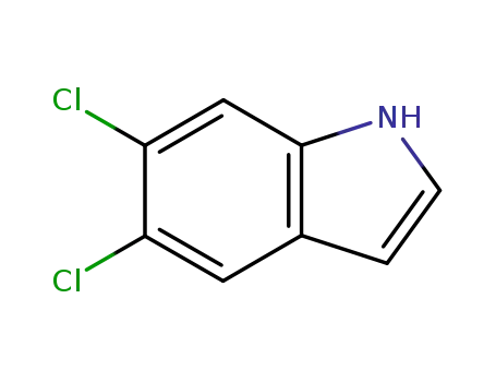 Molecular Structure of 121859-57-2 (5,6-DICHLOROINDOLE)