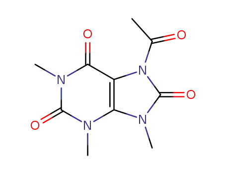 Uric  acid,  7-acetyl-1,3,9-trimethyl-  (3CI)