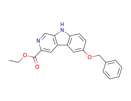 9H-Pyrido[3,4-b]indole-3-carboxylic acid, 6-(phenylmethoxy)-, ethyl
ester