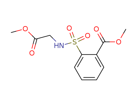 Benzoic acid, 2-[[(2-methoxy-2-oxoethyl)amino]sulfonyl]-, methyl ester