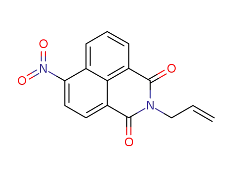 Molecular Structure of 189183-96-8 (1H-Benz[de]isoquinoline-1,3(2H)-dione, 6-nitro-2-(2-propen-1-yl))