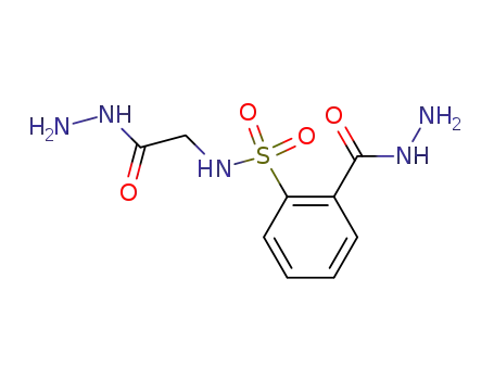 Molecular Structure of 184971-41-3 (Benzoic acid, 2-[[(2-hydrazino-2-oxoethyl)amino]sulfonyl]-, hydrazide)