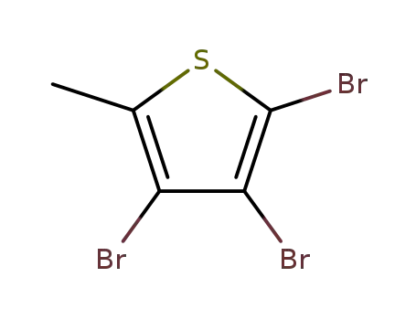 Molecular Structure of 30319-06-3 (2,3,4-Tribromo-5-methylthiophene)