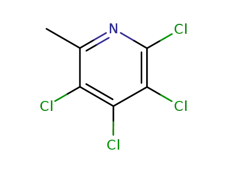 Molecular Structure of 10469-02-0 (Pyridine, 2,3,4,5-tetrachloro-6-methyl-)