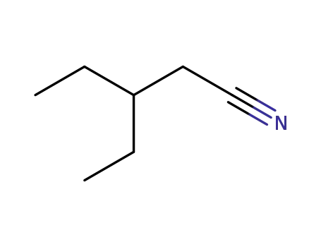 Molecular Structure of 5631-83-4 (3-ETHYLPENTANENITRILE)