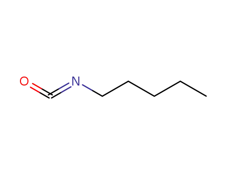 Molecular Structure of 3954-13-0 (Pentyl isocyanate)